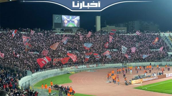 فرحة هستيرية لجماهير الوداد بعد الهدف الأول في مرمى بيترو أتليتكو